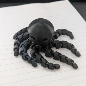 3D Printed Cute Mini Octopus – Articulated Fidget Toy - Image 3